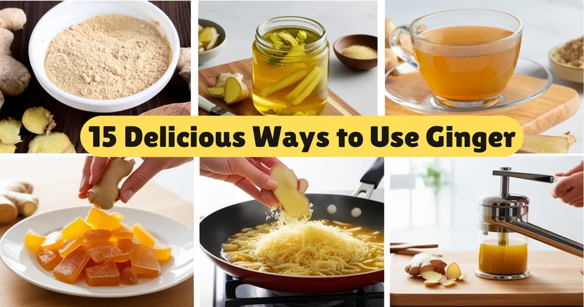 15 Delicious Ways to Use Ginger in Your Cooking