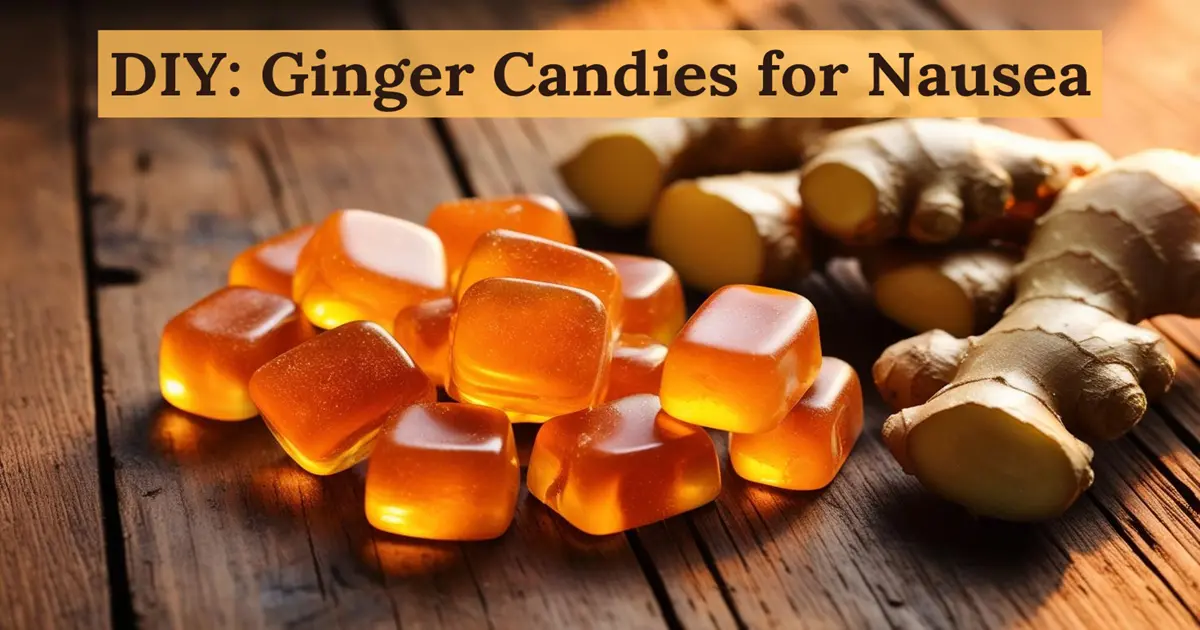 DIY Ginger Candies: A Natural Remedy for Nausea