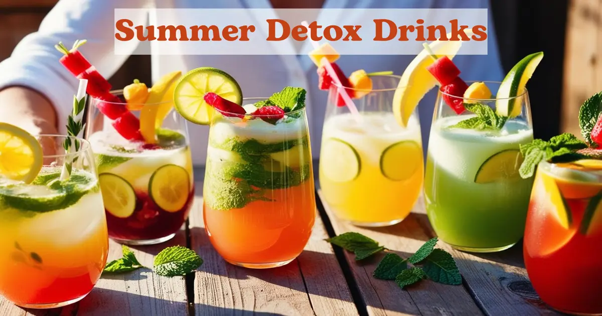 Summer Detox Drinks: 10 Refreshing Recipes & Their Incredible Benefits